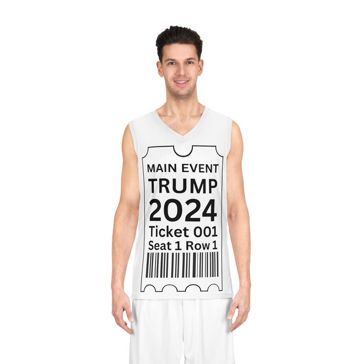 Main Event Trump 2024 basketball Jersey (AOP)