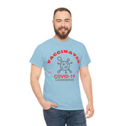 Vaccinated Covid-19 2020-2023 unisex Heavy Cotton Tee