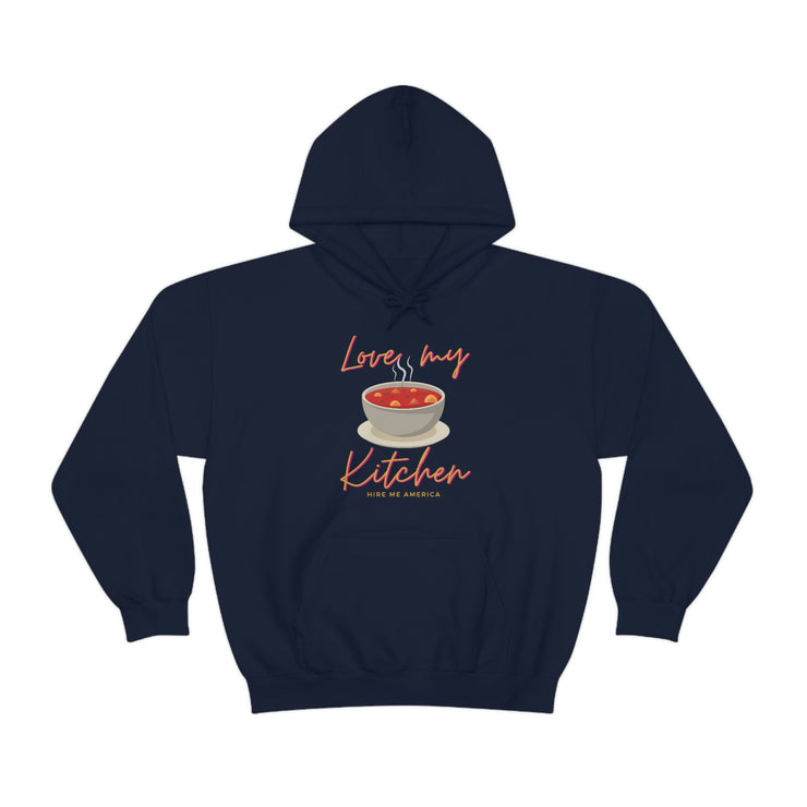 Love me soup kitchen unisex Heavy Blend™ Hooded Sweatshirt