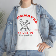 Vaccinated Covid-19 2020-2023 unisex Heavy Cotton Tee