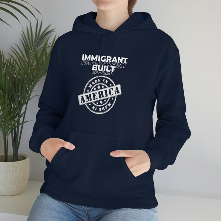 Immigrant Built Made in America unisex Heavy Blend™ Hooded Sweatshirt