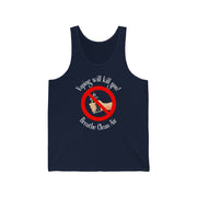 Vaping will kill you! Breathe Clean Air unisex Jersey Tank