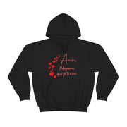 Amor Pellizcame que yo te amo Unisex Heavy Blend™ Hooded Sweatshirt