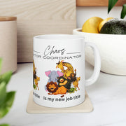 Chaos Coordinator with Animals Ceramic Mug 11oz