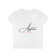 Asylum seekers ladies' V-Neck T-Shirt