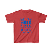 Clean the mess Vote DeSantis 2024 kids Heavy Cotton™ Tee