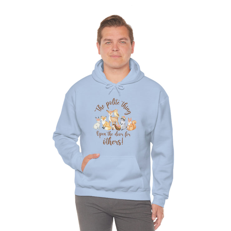 The polite thing Unisex Heavy Blend™ Hooded Sweatshirt