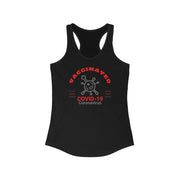 Vaccinated Covid-19 women's Ideal Racerback Tank