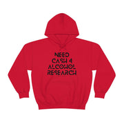 Need cash 4 alcohol research unisex Heavy Blend™ Hooded Sweatshirt