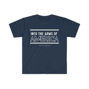 Into the arms of America unisex Softstyle T-Shirt