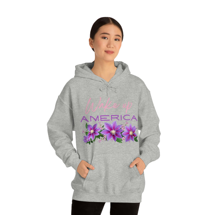 Wake up America unisex Heavy Blend™ Hooded Sweatshirt