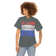 University of Lying Unisex Heavy Cotton Tee