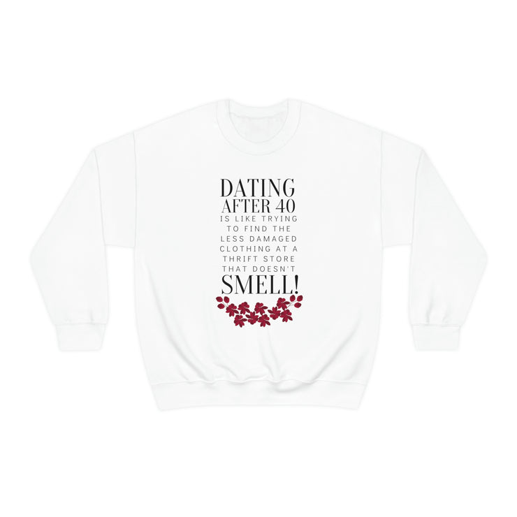 Dating after 40 Unisex Heavy Blend™ Crewneck Sweatshirt