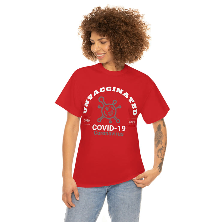 Unvaccinated Covid-19 2020-2023 unisex Heavy Cotton Tee