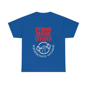 Strong Senior Citizen seeking work Unisex Heavy Cotton Tee