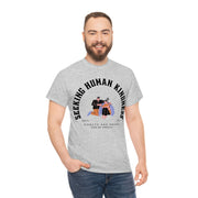 Seeking human kindness unisex Heavy Cotton Tee