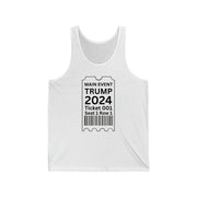 Main Event Trump 2024 unisex Jersey Tank