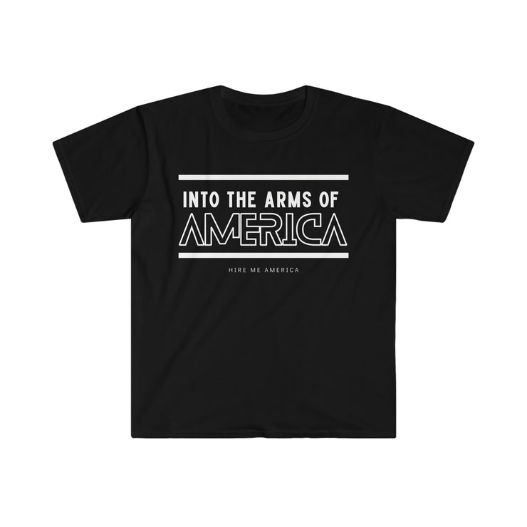 Into the arms of America unisex Softstyle T-Shirt