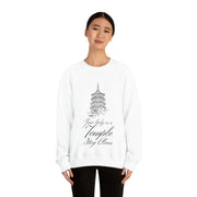 Your body is a temple stay clean unisex Heavy Blend™ Crewneck Sweatshirt