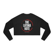 The latina vote women's Cropped Sweatshirt