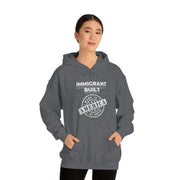 Immigrant Built Made in America unisex Heavy Blend™ Hooded Sweatshirt