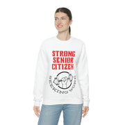 Strong Senior Citizen seeking work Unisex Heavy Blend™ Crewneck Sweatshirt