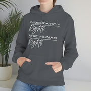 Immigration rights are human rights unisex Heavy Blend™ Hooded Sweatshirt