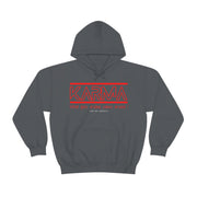 Karma what goes around comes around unisex Heavy Blend™ Hooded Sweatshirt