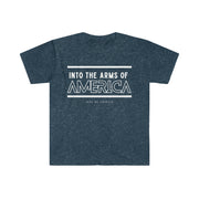 Into the arms of America unisex Softstyle T-Shirt