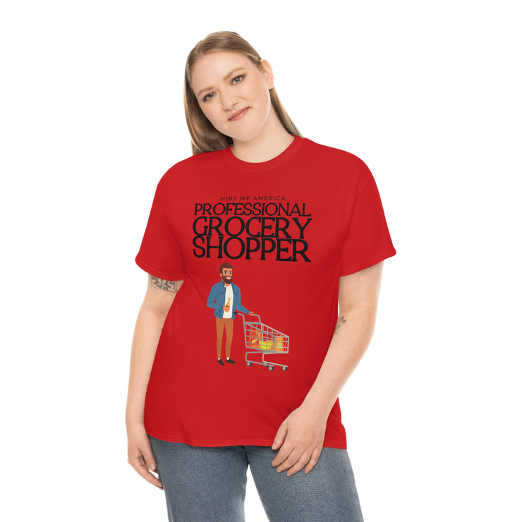 Professional Grocery Shopper unisex Heavy Cotton Tee