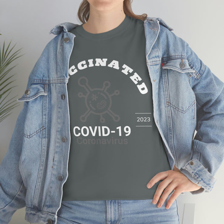 Vaccinated Covid-19 2020-2023 unisex Heavy Cotton Tee