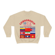 Censorship unisex Heavy Blend™ Crewneck Sweatshirt