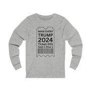 Main Event Trump 2024 unisex Jersey Long Sleeve Tee