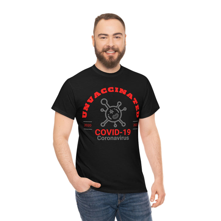 Unvaccinated Covid-19 2020-2023 unisex Heavy Cotton Tee