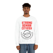 Strong Senior Citizen seeking work Unisex Heavy Blend™ Crewneck Sweatshirt