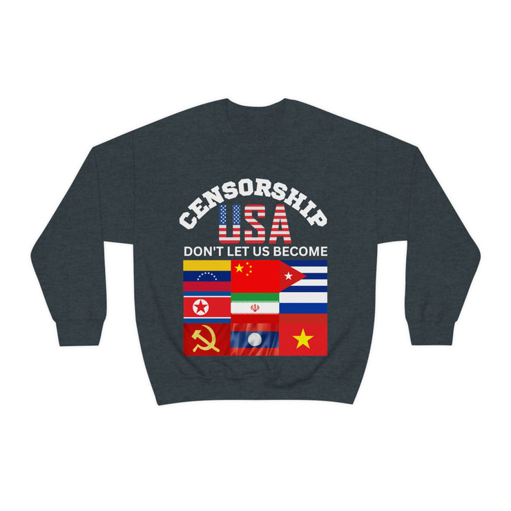 Censorship unisex Heavy Blend™ Crewneck Sweatshirt