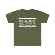 Into the arms of America unisex Softstyle T-Shirt