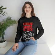 Strong Senior Citizen seeking work Unisex Heavy Blend™ Crewneck Sweatshirt