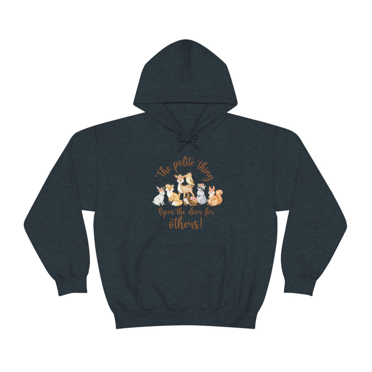 The polite thing Unisex Heavy Blend™ Hooded Sweatshirt