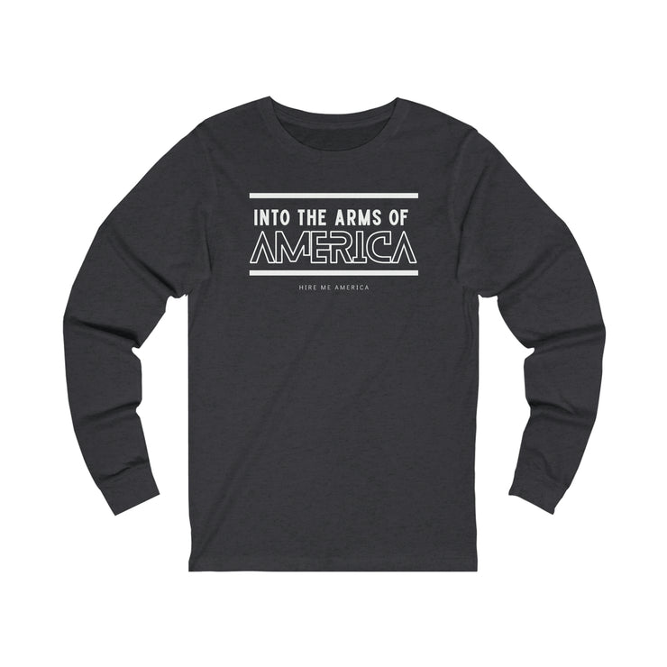 Into the arms of America unisex Jersey Long Sleeve Tee