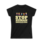 Stop human smuggling women's Soft-style Tee