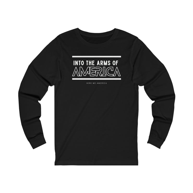 Into the arms of America unisex Jersey Long Sleeve Tee