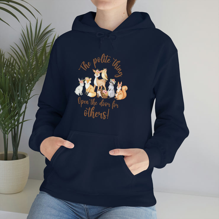 The polite thing Unisex Heavy Blend™ Hooded Sweatshirt