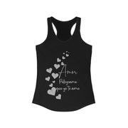 Amor Pellizcame que yo te amo Women's Ideal Racerback Tank