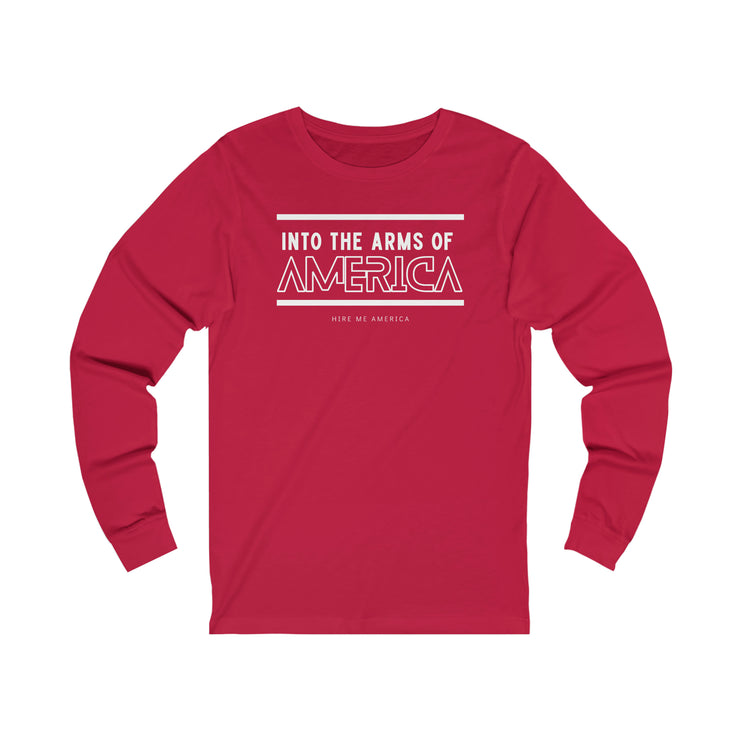 Into the arms of America unisex Jersey Long Sleeve Tee