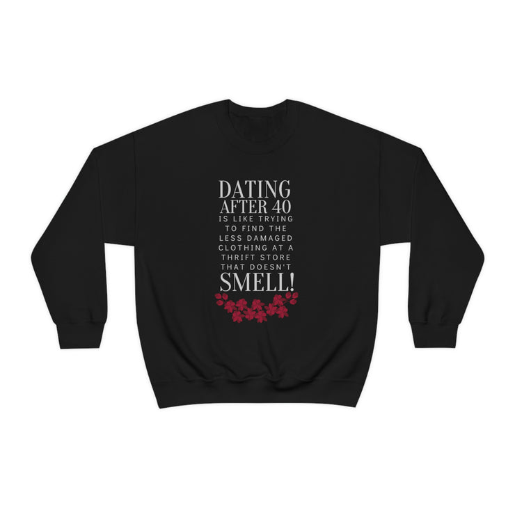 Dating after 40 Unisex Heavy Blend™ Crewneck Sweatshirt
