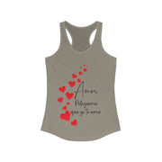 Amor Pellizcame que yo te amo Women's Ideal Racerback Tank