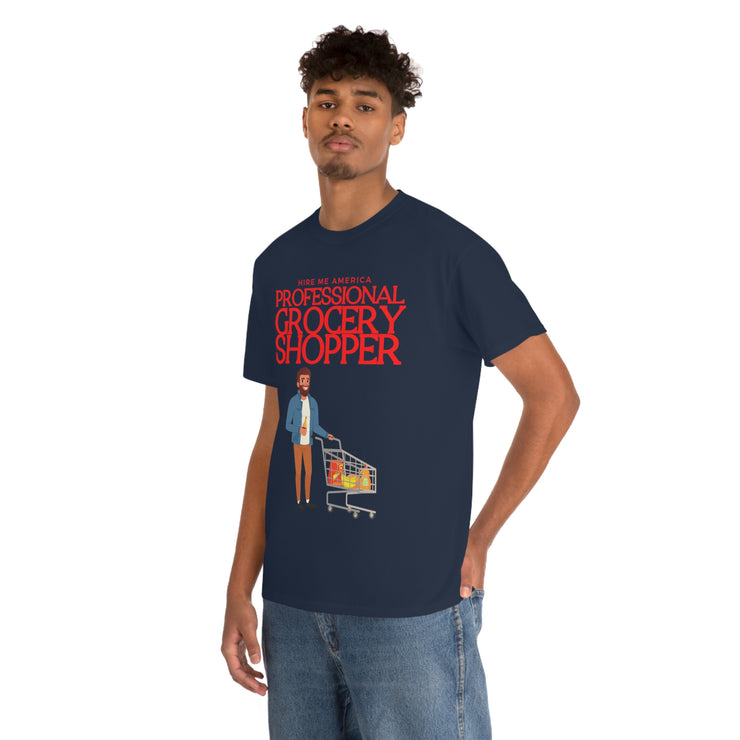 Professional Grocery Shopper unisex Heavy Cotton Tee