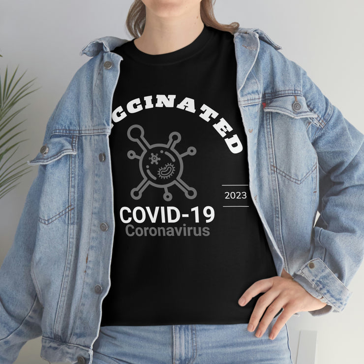 Vaccinated Covid-19 2020-2023 unisex Heavy Cotton Tee