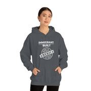 Immigrant Built Made in America unisex Heavy Blend™ Hooded Sweatshirt